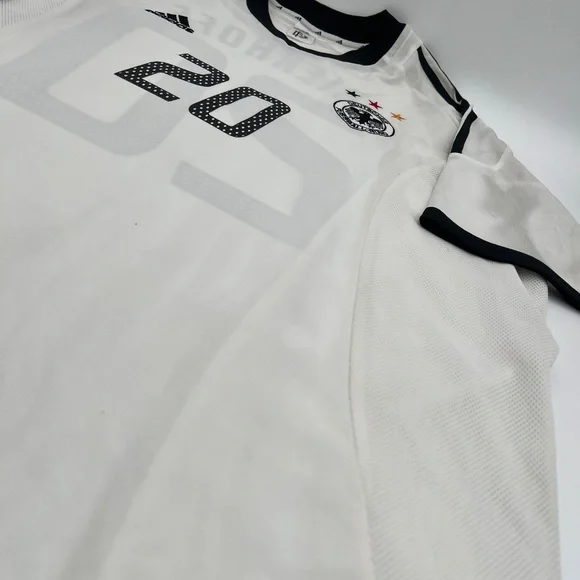Bierhoff #20 Germany 2002/2003 Home ORIGINAL Adidas VTG Rare Soccer Jersey (XL)